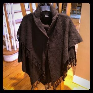 Steve Madden button front xsmall/small poncho